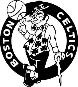 Celtics Logo Black And White - pic-tools