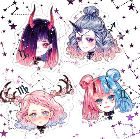 Pin by томерес on art | Anime zodiac, Zodiac art, Cute drawings