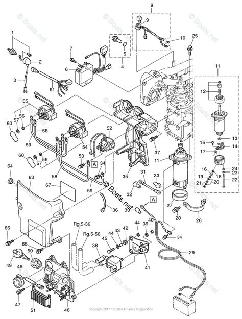 Tohatsu Outboard 2017 OEM Parts Diagram for ELECTRIC PARTS | Boats.net