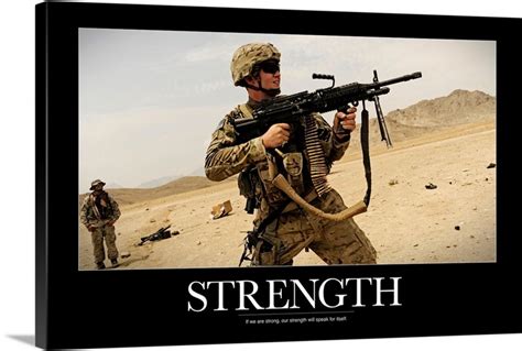 Military Poster: Strength | Great Big Canvas