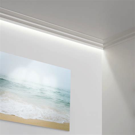 Crown Mouldings for Indirect Lighting - Click Image to Close in 2020 | Crown molding modern ...