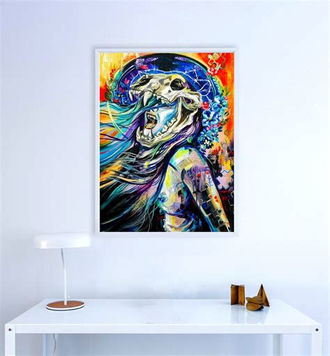 Leo Painting Leo Leo Fine Art Painting Horoscope Painting - Etsy