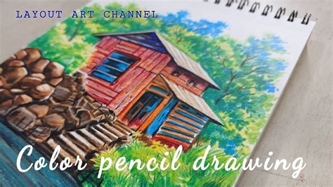 Color Pencil Drawing, Pencil Sketch, Pencil Drawings, Nature Paintings, Landscape Paintings ...