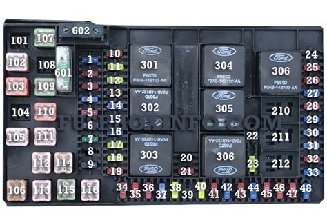 2005 ford f350 fuse box diagram