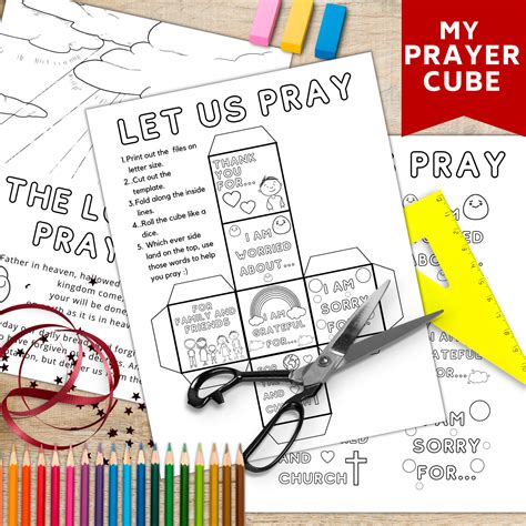 Prayer Cube Printable