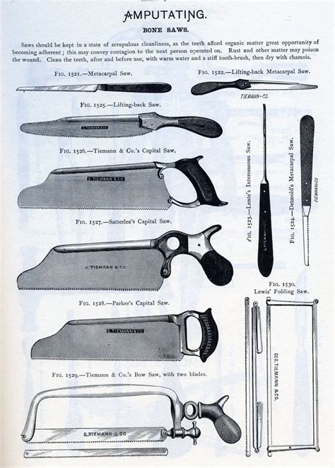 Civil War Nurses Tools