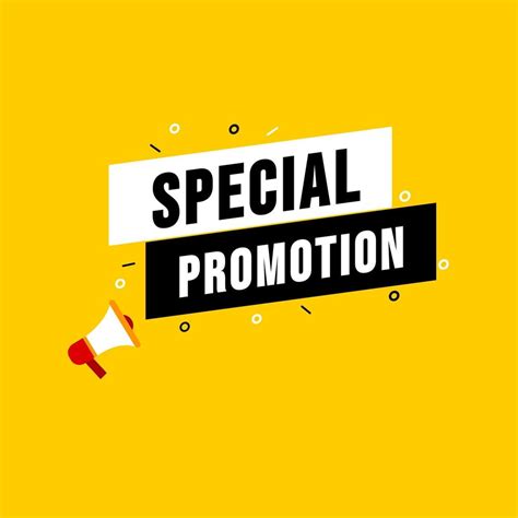 Special Promotion Vector Art, Icons, and Graphics for Free Download