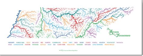 Tennessee Rivers Map — Rivers Flow