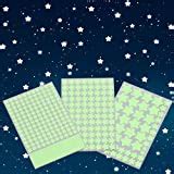 Amazon.com: 334pcs Glow in The Dark Stars Stickers, Luminous Stars and Moon Wall Stickers Decor ...