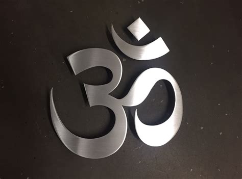 Om Symbol Namaste Metal Wall Art Wall Art Metal Wall Decor