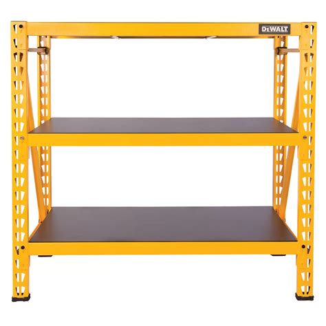 DEWALT 48-inch H x 50-inch W x 18-inch D 3-Shelf Steel / Laminate Industrial Storage Rack ...