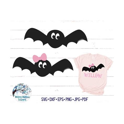 Cute Bat SVG, Girl Bat Svg, Boy Bat Svg, Halloween SVG, Cute - Inspire ...