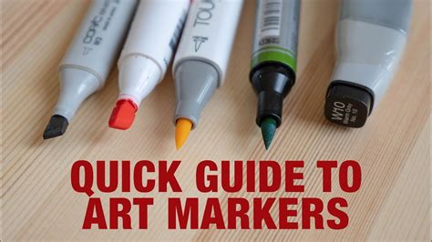 Beginner's Guide to Art Markers - YouTube