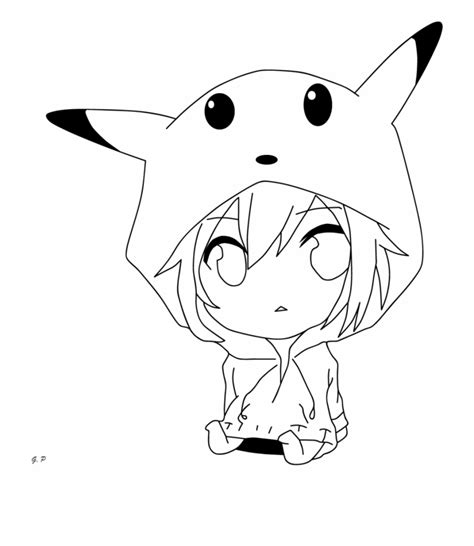 Free Chibi Black And White, Download Free Chibi Black And White png images, Free ClipArts on ...