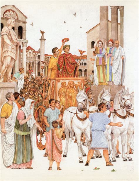 Triumph. Illustration by Denis Gordeev. Religion, Ancient Rome, Ancient History, Image Doc ...