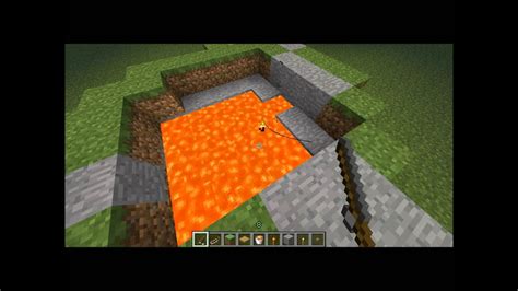 Minecraft Lava pit Secret entrance - YouTube