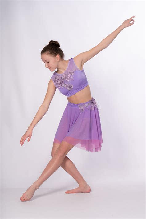 Gorgeous Lavender and Periwinkle Lyrical 2 Piece Costume | High Low ...