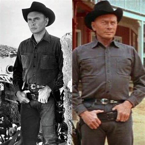 Yul Brynner dons the exact same outfit as Chris Adams in The ...