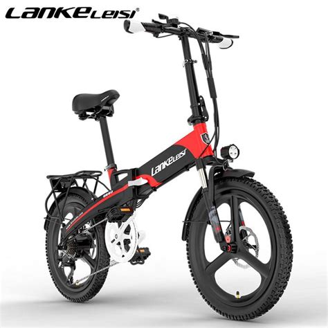 Lankeleisi Sepeda Listrik Lipat Folding Bike Luxury Edition 48V 10.4Ah ...