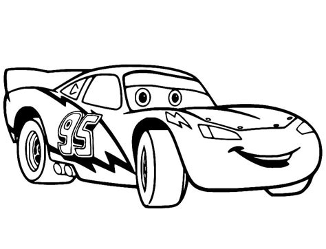 Lightning Mcqueen Coloring Pages Free