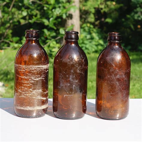 Vintage Beer Bottles / Collectible Bottles / Brown Beer - Etsy Canada