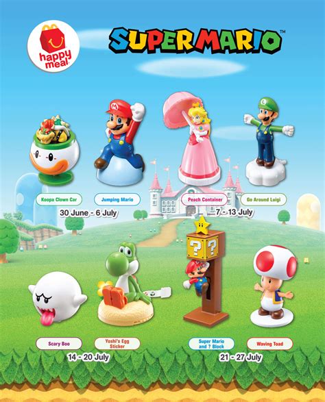 McDonald’s Happy Meal Toys Super Mario – Peach Parasol – Kids Time