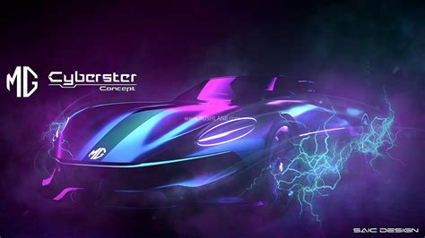 MG Cyberster Concept is a 2 door convertible electric sports car