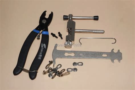 new edition bicycle chain repair kit chain breaker bike mending kit swift chain magic buckle-in ...