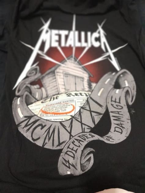 Metallica authentic merchandise P3, Men's Fashion, Tops & Sets, Tshirts ...