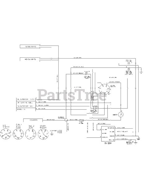 MTD 13AX795S004 - MTD Gold Lawn Tractor (2011) Wiring Diagram MTD Gold ...