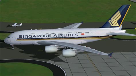 Singapore Airlines A380 Model