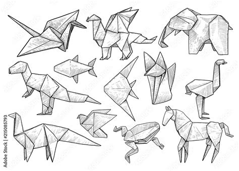 Origami Animal Drawing