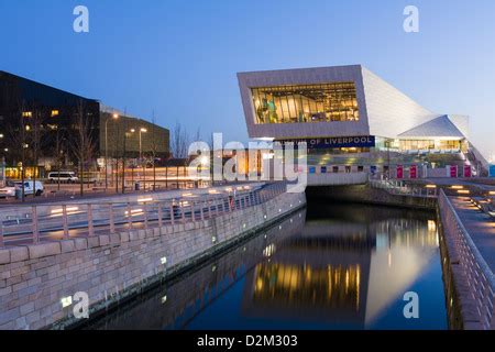 The Museum of Liverpool at Night, The Pier Head, Liverpool Waterfront ...