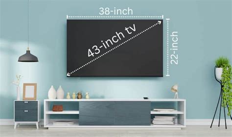 43-Inch TV Dimensions for ALL Brands [mm, cm, inches, and feet]