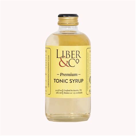 Premium Tonic Syrup | Tonic syrup, Tonic, Gin and tonic