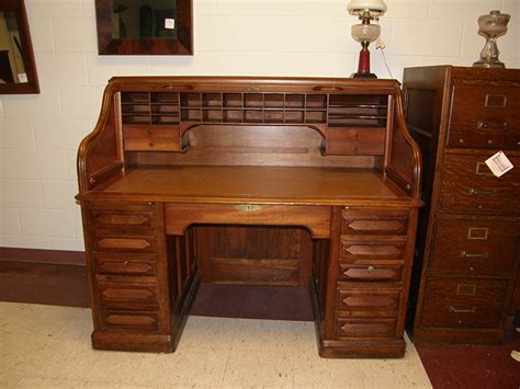 Cherry Roll Top Desk | Gates Antiques Ltd. | Richmond, VA