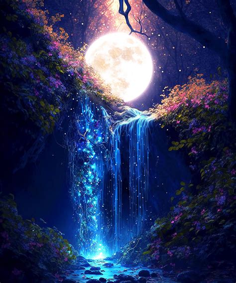 Moonlit Forest Fine Art Print