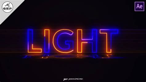 How to Create Neon Text Animation in After Effects Tutorial - GSP Creations