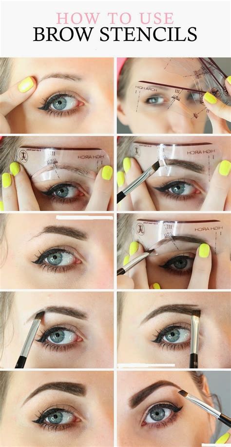 Fashion Magazine: HOW TO USE EYEBROW STENCILS LIKE A PRO!