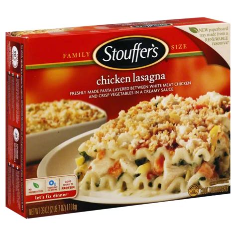 Stouffer's Chicken Lasagna Family Size - Shop Entrees & Sides at H-E-B