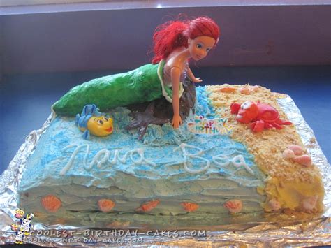 Coolest Little Mermaid Ariel Birthday Cake