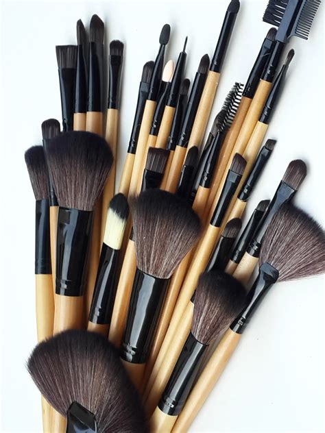 brochas maquillaje 32Pcs Print Logo Makeup Brushes maquiagem ...