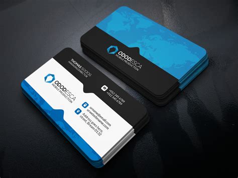 Free PSD Business Card Templates and Mockup With Smart Objects | Best Business Card Mockups 2017 ...