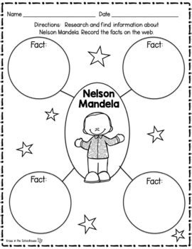 Nelson Mandela Biography Activities by Kraus in the Schoolhouse | TPT