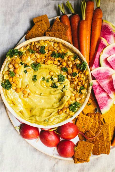 Yellow Split Pea Hummus | Brewing Happiness