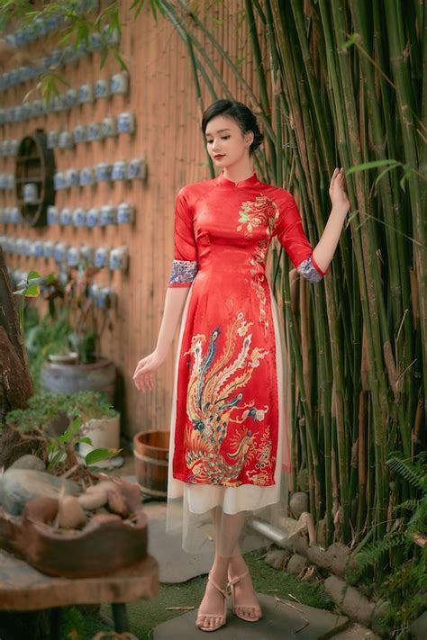 Vietnamese Modern Ao Dai High Quality Vietnamese Traditional - Etsy