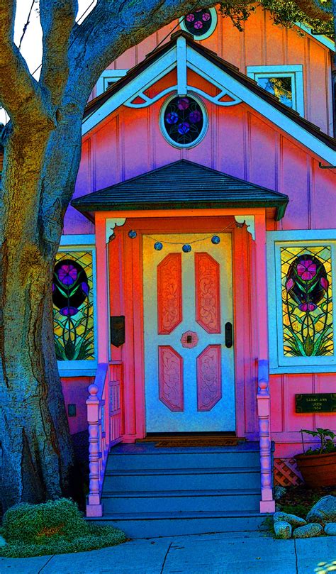 Colorful Front Door Free Stock Photo - Public Domain Pictures