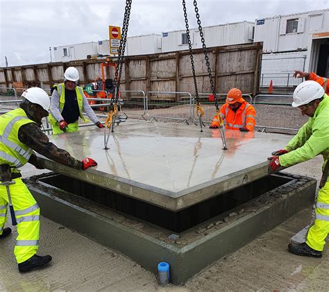 Precast concrete cover slabs (Poundfield Precast)