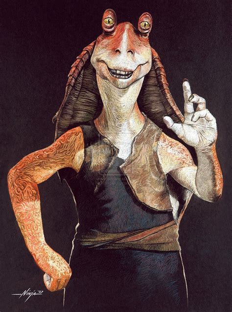 Jar Jar Binks by Ninjacompany.deviantart.com | Star wars tattoo, Star ...