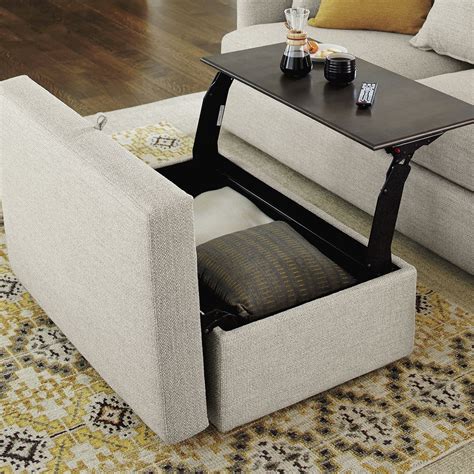 Ottoman With Pull Out Table | donyaye-trade.com
